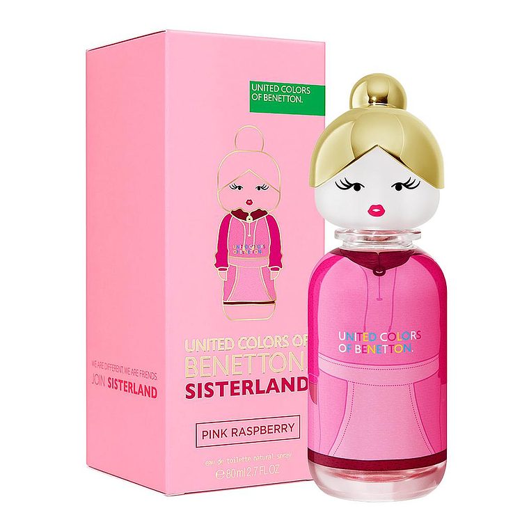 Perfume Benetton Sisterland Pink Raspberry Edt 80ml Mujer 1