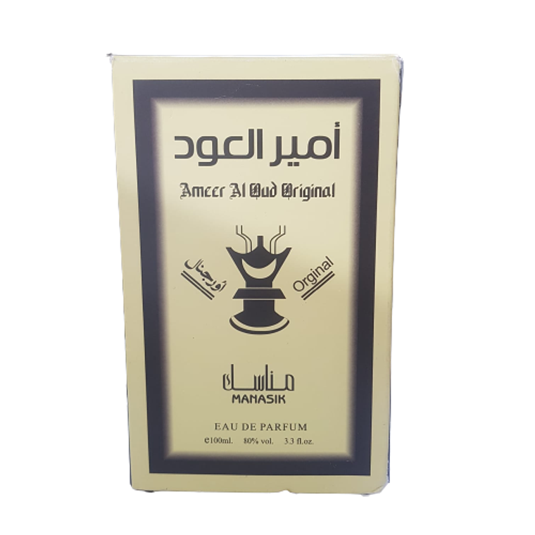Perfume Manasik Ameer Al Oud Original Edp 100ml Hombre - Sin Celofan 1