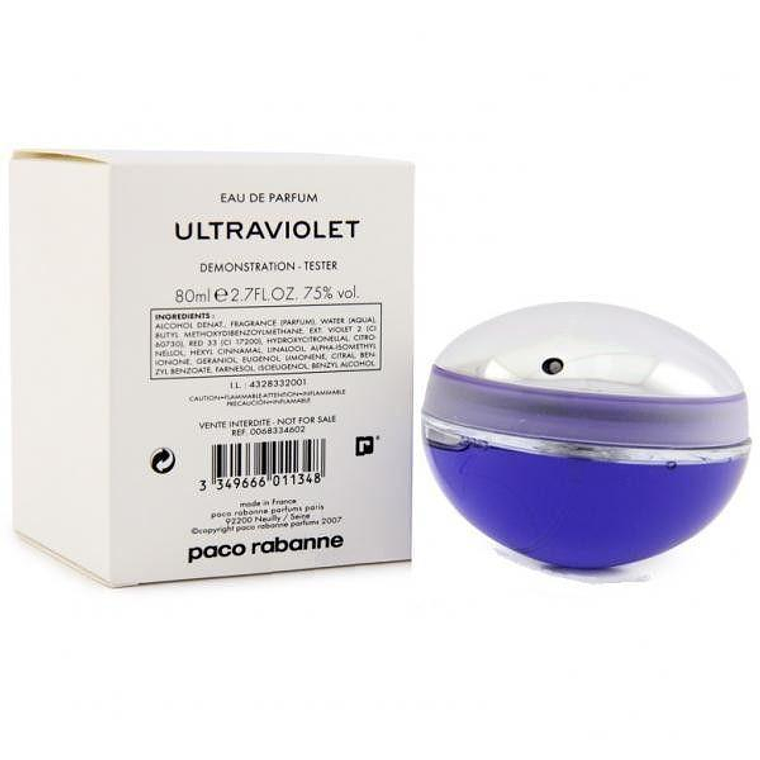 Tester Paco Rabanne Ultraviolet Edp 80ml Mujer 1