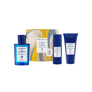 Perfume Acqua Di Parma Blue Mediterraneo Fico Di Amalfi Edt 75Ml + 40 Bl + 50 Gel Ducha