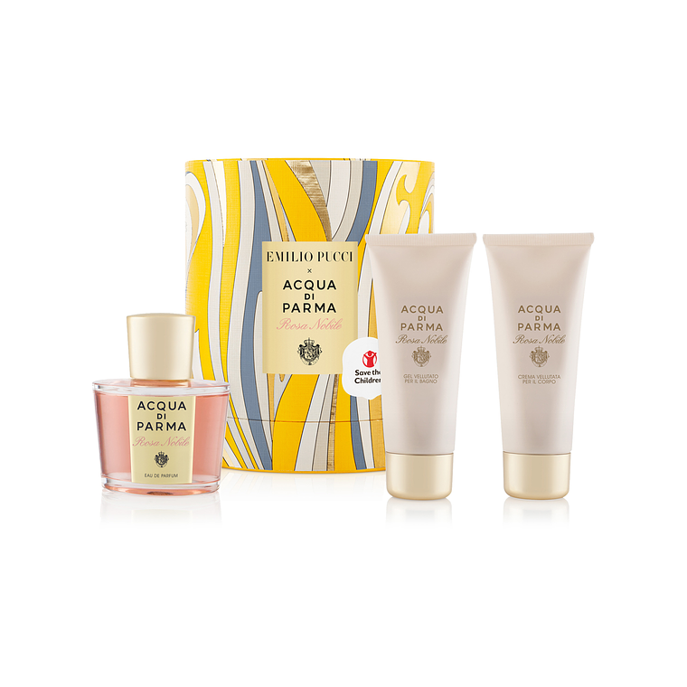 Perfume Acqua Di Parma Rosa Nobile Edp 100 Ml + 75 Bath Gel + 75 Crema 1