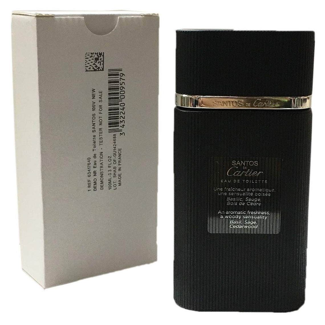 Tester Cartier Santos Edt 100ml Hombre 1