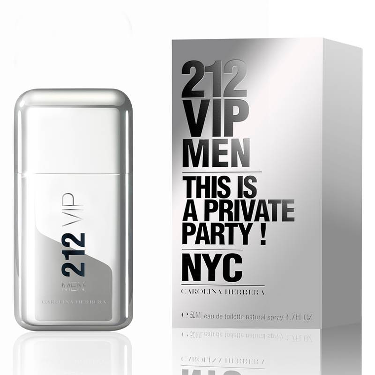 Perfume Carolina Herrera 212 Vip Edt 50ml Hombre (Edicion Limitada) 1