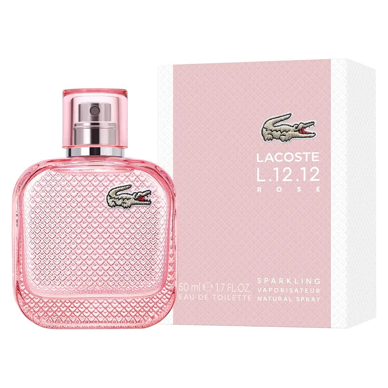 Perfume Lacoste 12:12 Elle Sparkling Rose Edt 100ml Mujer - Nuevo edicion Rose 1