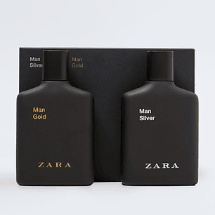 Estuche Zara Man Silver + Man Gold EDT 2 x 100ML Hombre