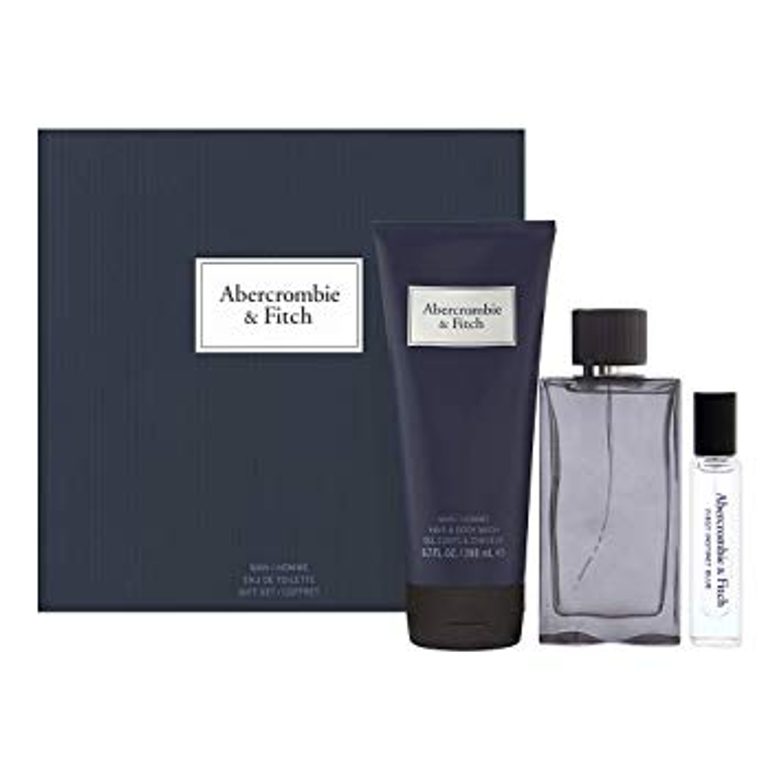 Estuche Abercrombie And Fitch First Instinct Blue Edt 100ml Hombre 1