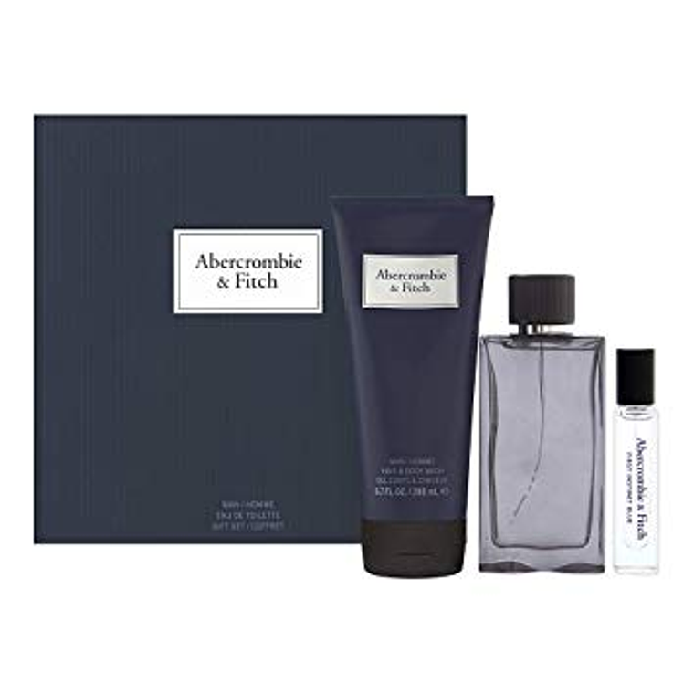Estuche Abercrombie And Fitch First Instinct Blue Edt 100ml Hombre 1