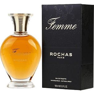 Perfume Rochas Femme Edt 100ml Mujer (Caja Negra)