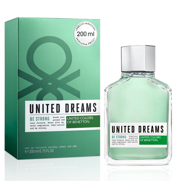Perfume Benetton United Dreams Be Strong Edt 200ml Hombre 1