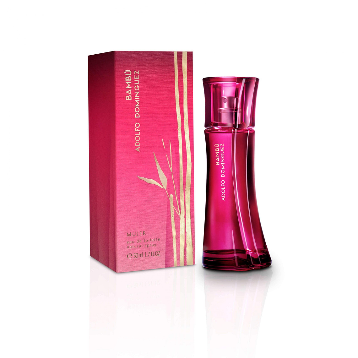 Perfume Adolfo Dominguez Bambu Edt 50 ml Mujer (Rosado) 1
