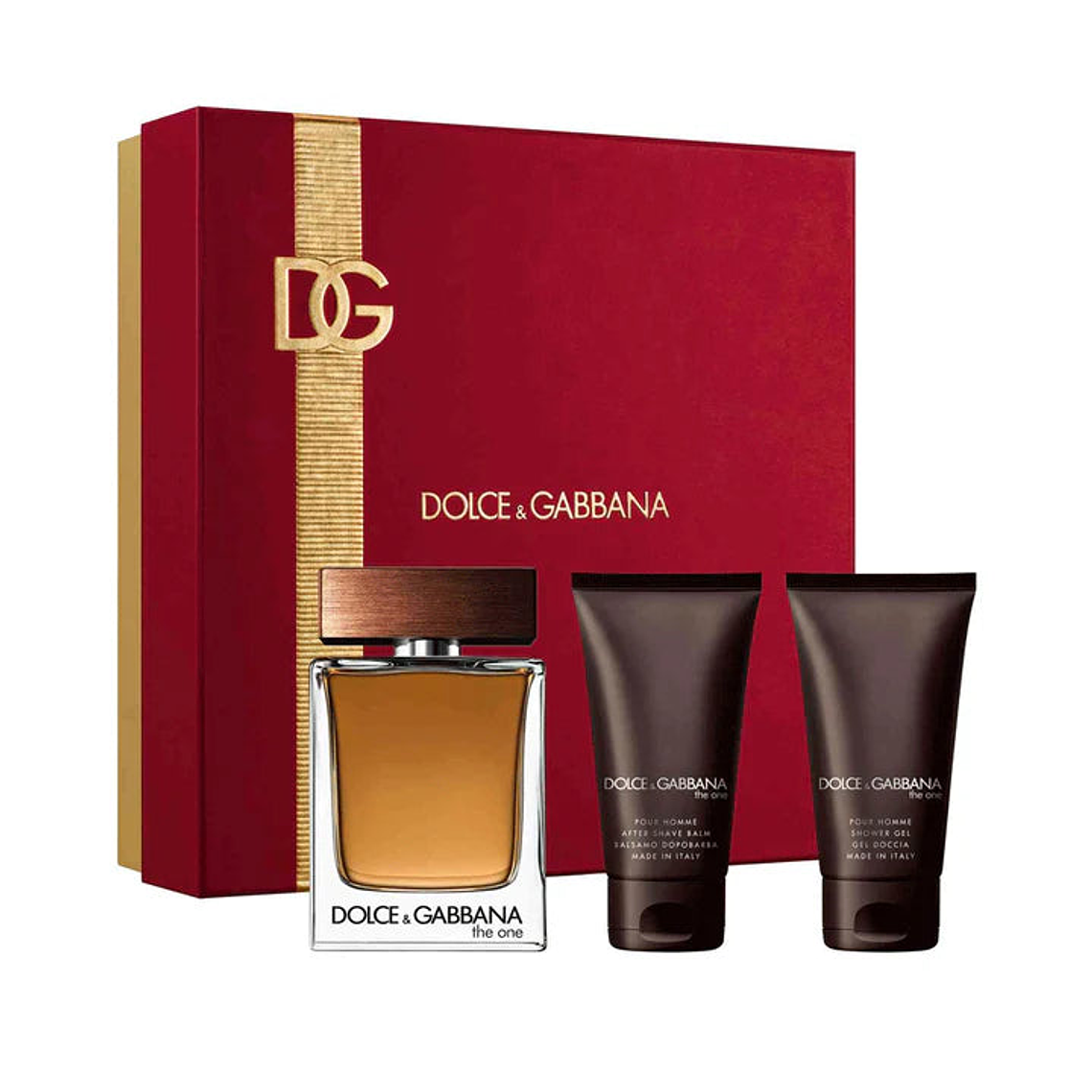 Estuche Dolce And Gabbana The One pour Homme EDT 100 ml Hombre + After Shave 50 ml + Shower Gel 50 ml 1
