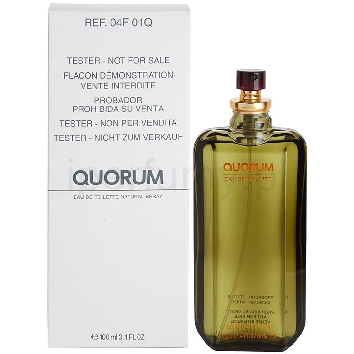 Tester Puig Quorum Edt 100ml Hombre 1