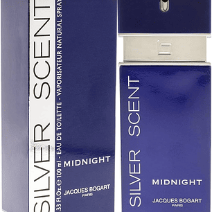 Perfume Jacques Bogart Silver Scent Midnight Men Edt 100Ml Hombre