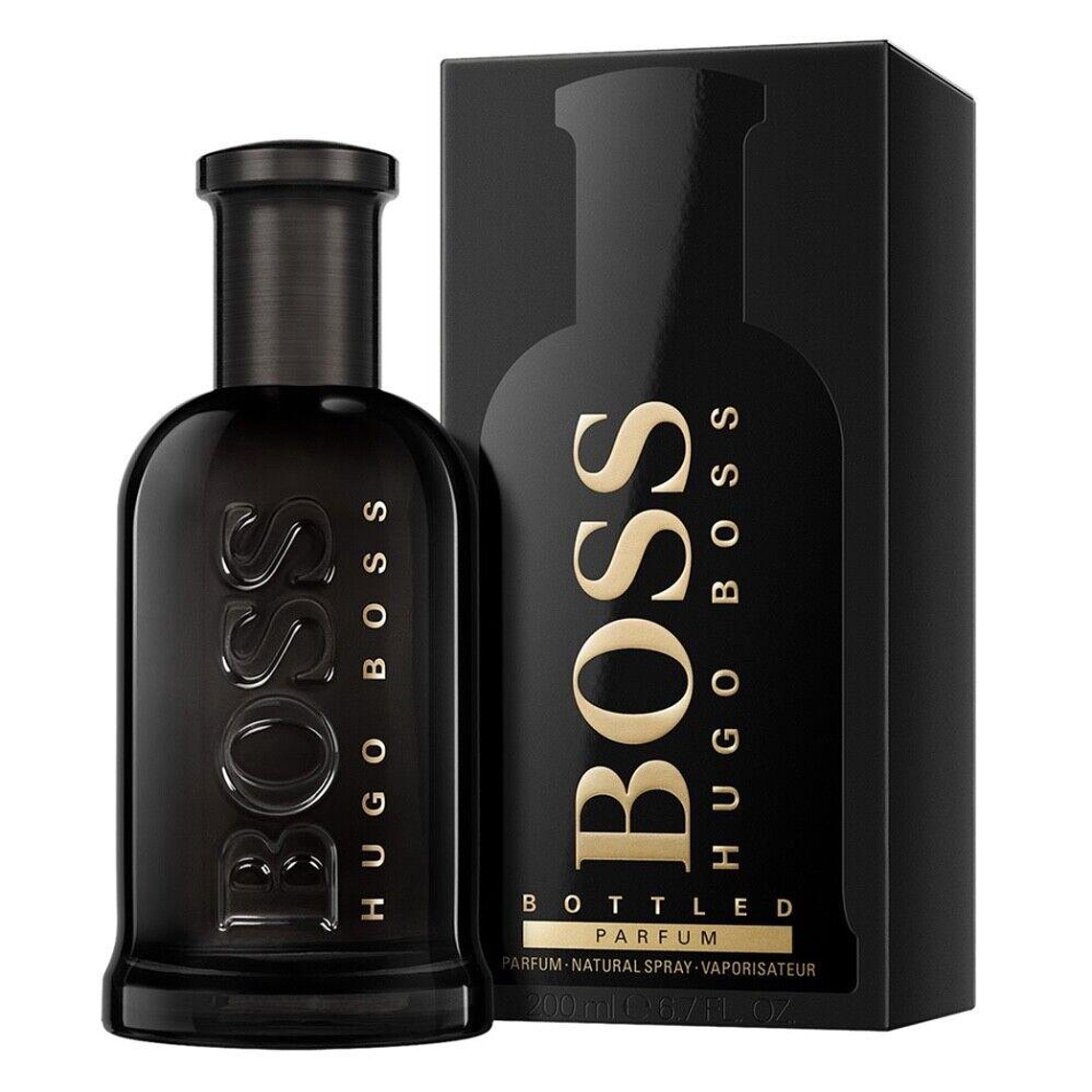 Perfume Hugo Boss Bottled Parfum 200ml Hombre - Nuevo NEGRO 1