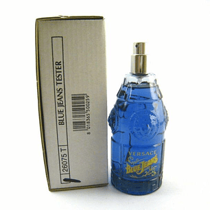 Tester Versace Blue Jeans Edt 75ml Hombre