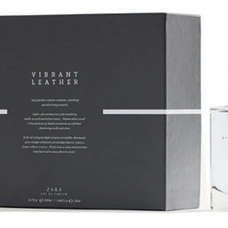 Estuche Zara Vibrant Leather Edp 100ml + 20ml Hombre (Aroma Como Creed Aventus) 1
