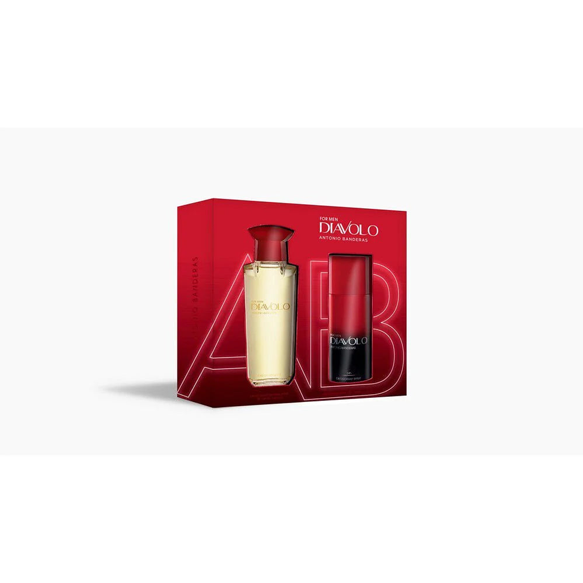 Estuche Antonio Banderas Diavolo Edt 100ml + Desodrante 150ml Hombre 1