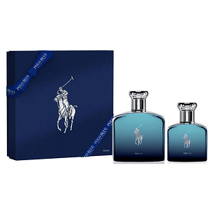 Estuche Ralph Lauren Polo Deep Blue Parfum 125ml + 40ml Hombre