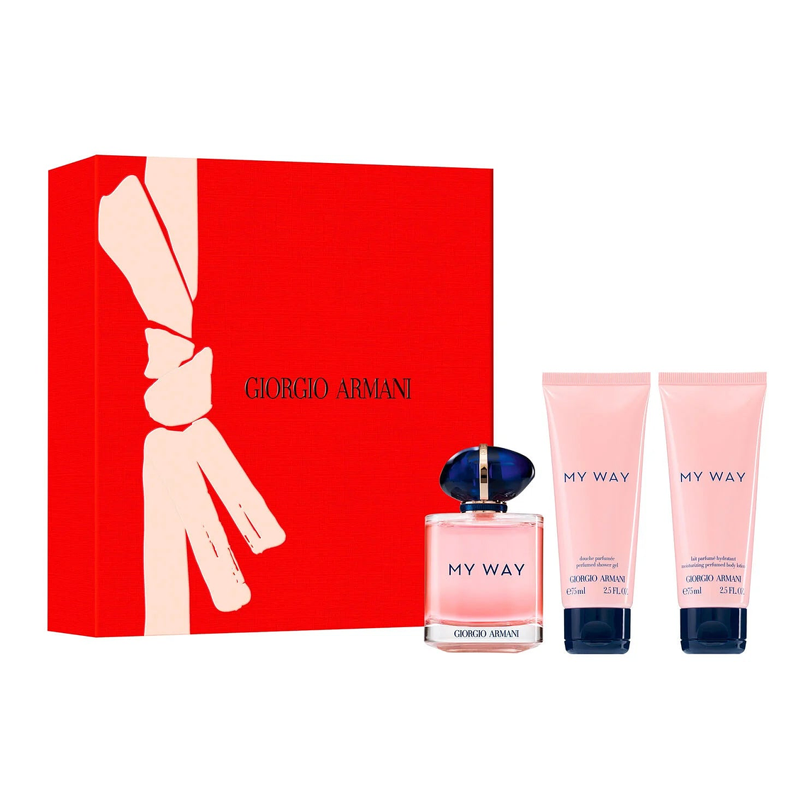 Estuche Giorgio Armani My Way Edp 90ml Mujer +75ml Shower + 75ml Locion 1