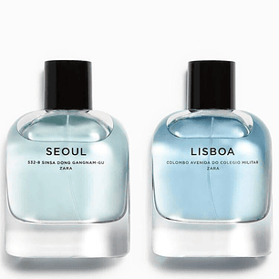 Estuche Zara Seoul And Lisboa Edt 2X50ML Hombre