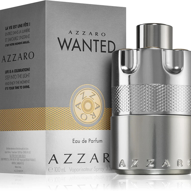 Perfume Azzaro The Wanted Edp 100ml Hombre - Nuevo Gris 1