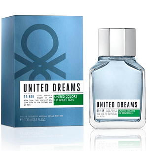 Benetton United Dreams Go Far For Him Edt 100ml Hombre