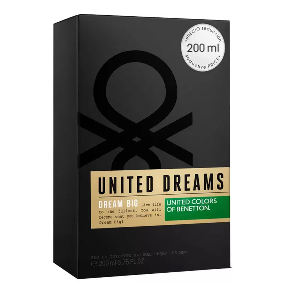 Perfume Benetton United Dreams Dream Big Edt 200ml Hombre 1
