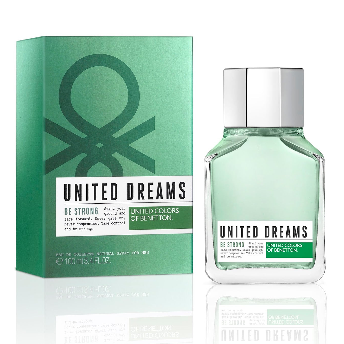 Perfume Benetton United Dreams Be Strong Edt 100ml Hombre 1
