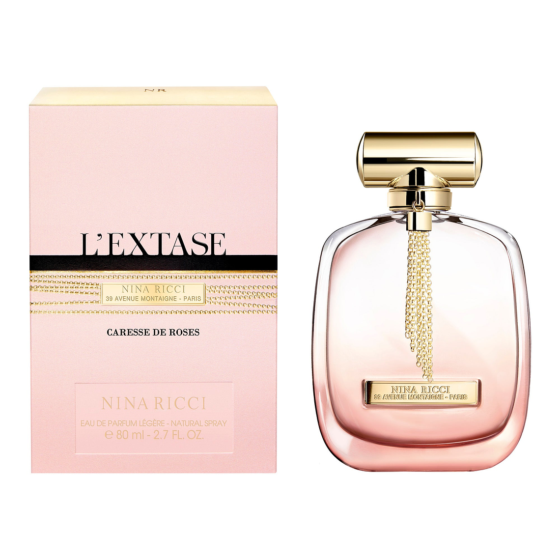 Perfume Nina Ricci Lextase Caresse De Roses Edp 80ml Mujer 1