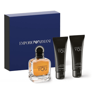 Estuche Emporio Armani Stronger With You Edt 50Ml+Sg75Ml+Sg75Ml Hombre
