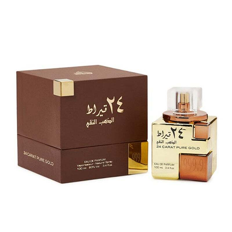 Perfume Lattafa 24 Carat Pure Gold EDP 100 ML Unisex - Inspirado En Nepal Aoud Montale 1