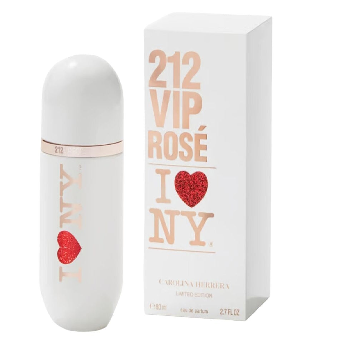 Perfume Carolina Herrera 212 Vip Rose I Love NY Edp 80ml Mujer 1