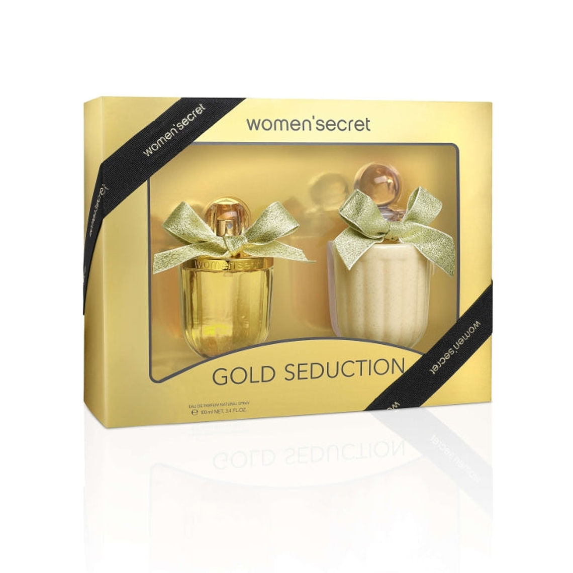 Estuche Woman Secret Gold Seduction Edp 100ml + Body Locion 200ml Mujer 1