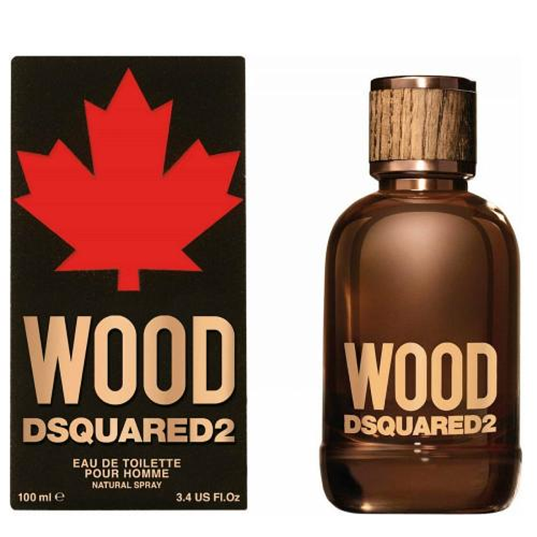 Perfume Wood Dsquared2 Edt 100ml Hombre (Negro) 1