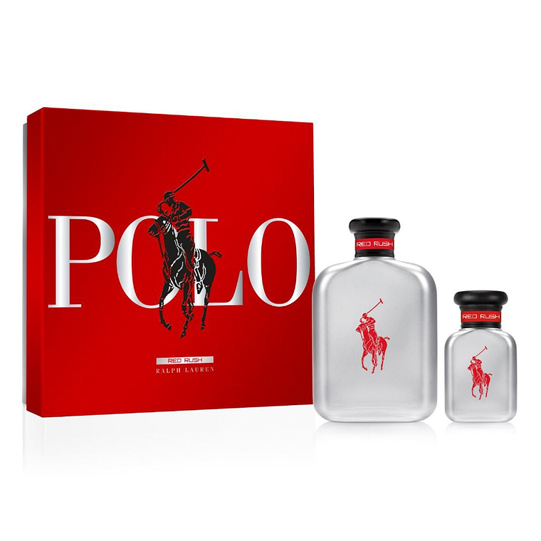 Estuche Ralph Lauren Polo Red Rush 125ml Edt+40ml Hombre 1