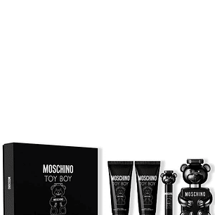 Estuche Moschino Toy Boy Edp 100ml Hombre (Negro) - 4pcs