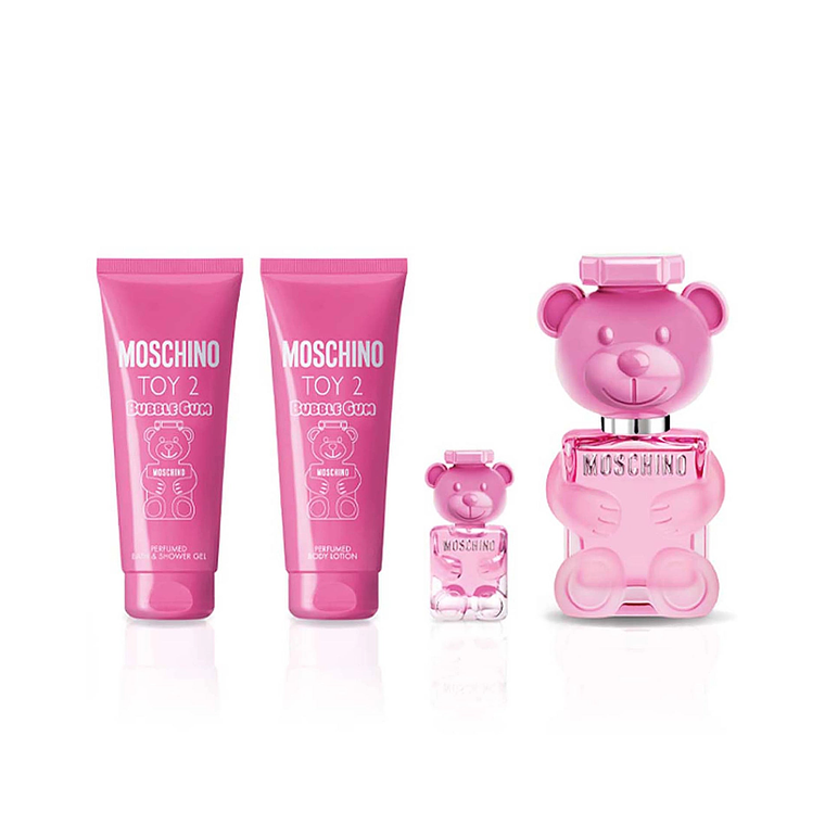 Estuche Moschino Toy 2 Bubble Gum Edt 100ml Mujer (Rosado) - 4Pcs 1