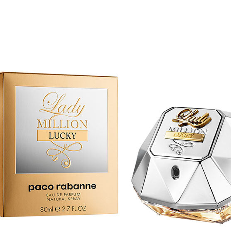 Perfume Paco Rabanne Lady Million Lucky Edp 80ml Mujer 1