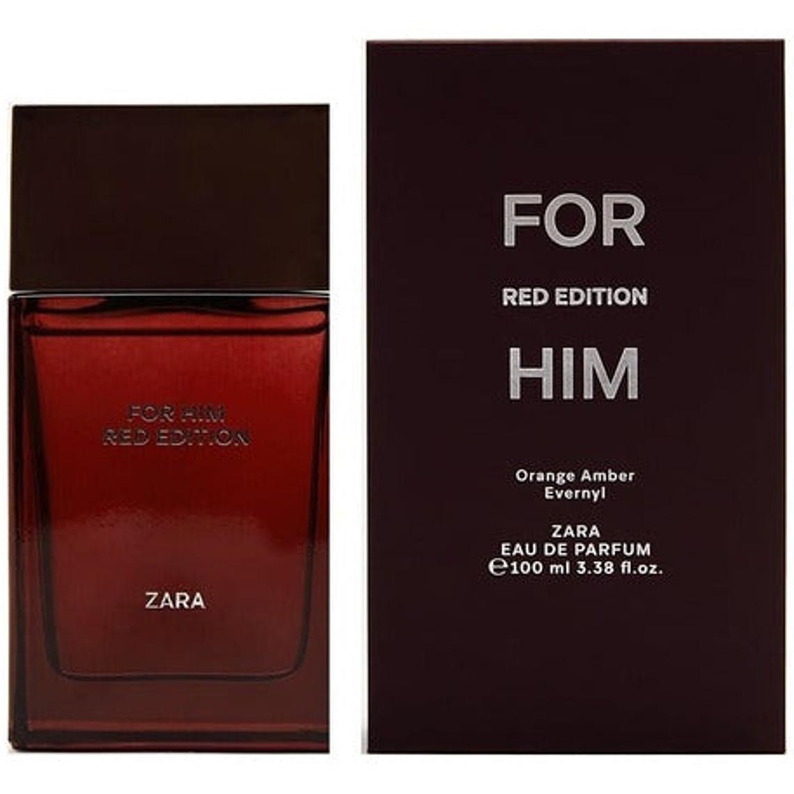 Perfume Zara Red For Him Edp 100ml Hombre (Aroma Como Bacarat Rouge) 1