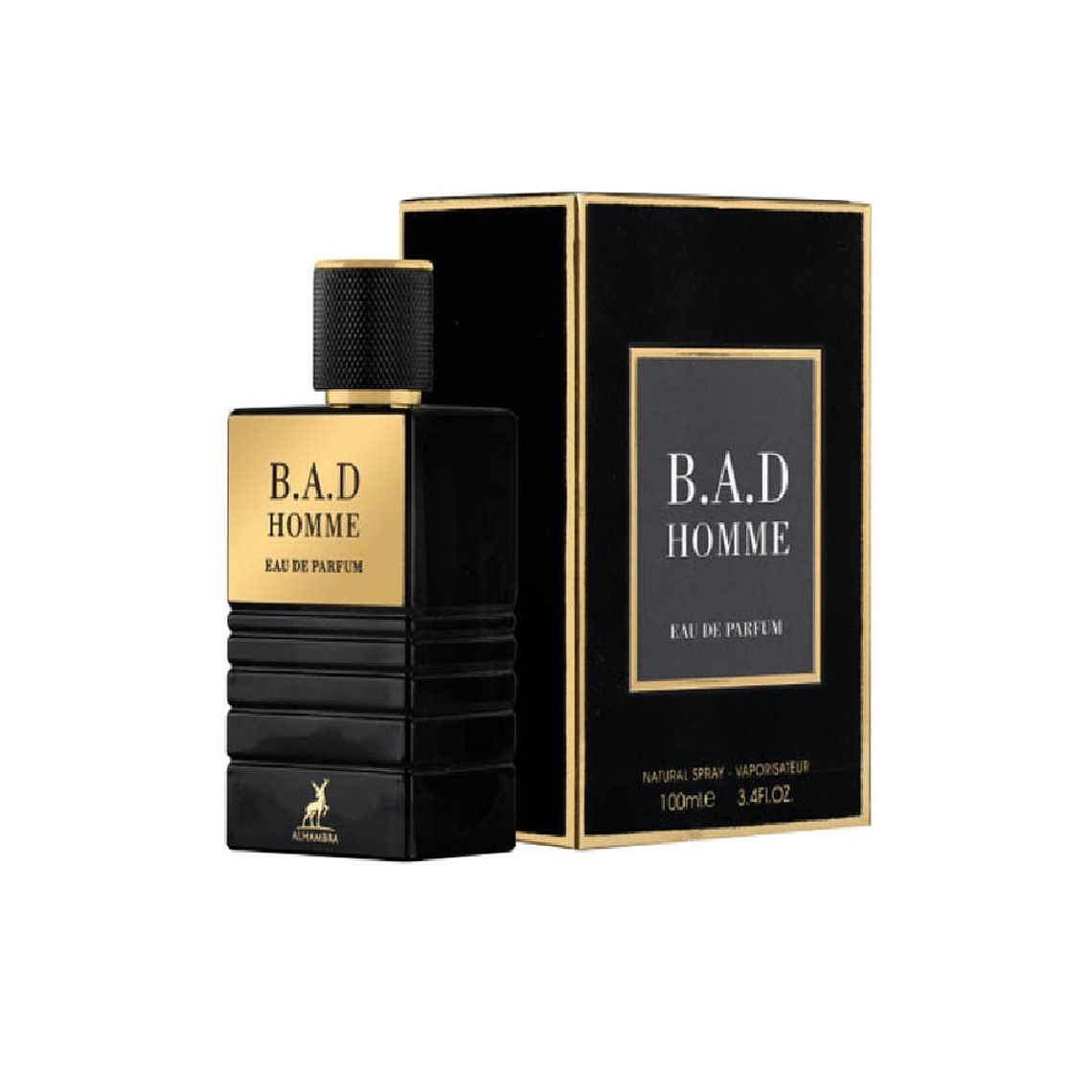 Perfume Maison Alhambra Bad Homme Edp 100Ml Hombre- Inspirado En Bad Boy De Carolina Herrera 1