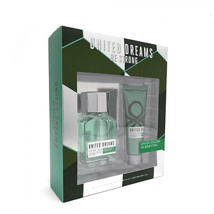 Estuche United Dreams Be Strong EDT 100ML +75ML After Shave Hombre