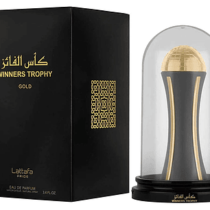 Perfume Lattafa Pride Winners Trophy Gold Edp 100Ml Unisex (Aroma Como a Rosendo Mateu Nº 7 Patchouli, Oud, Vanilla Rosendo Mateu Olfactive Expressions)