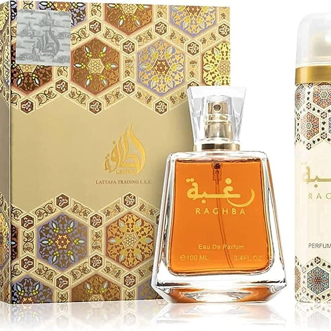Perfume Lattafa Raghba Edp 100ML+50ML Deo Unisex (Aroma Como a 24 Gold 24) 1