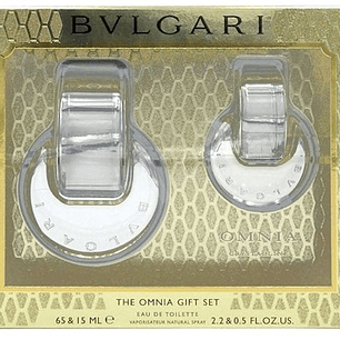 Estuche Bvlgari Omnia Crystalline Edt 65ml +15ml Mujer