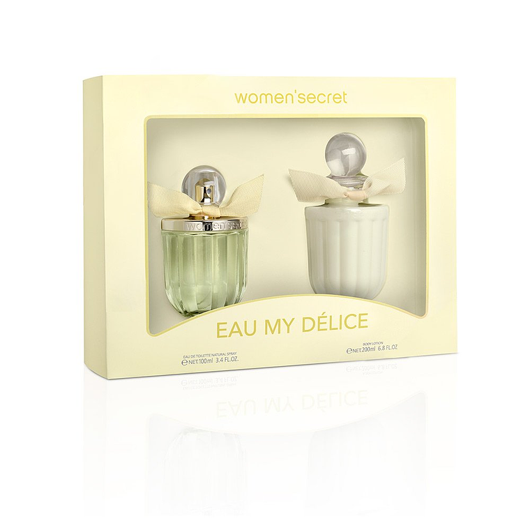 Estuche Woman Secret Eau My Delice Edt 100ml + Body Locion 200ml Mujer 1
