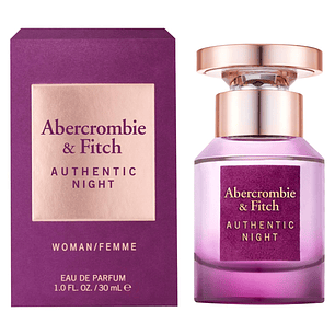 Perfume Abercrombie And Fitch Authentic Night Woman Edp 30Ml Mujer