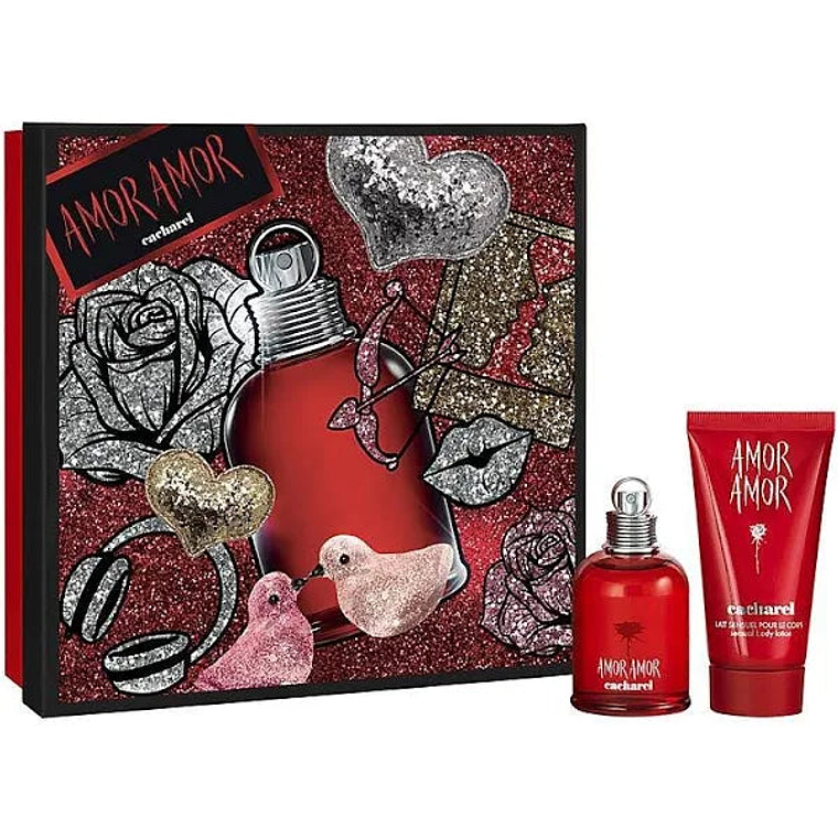 Estuche Cacharel Amor Amor Edt 30ml + Body Locion 50ml Mujer 1