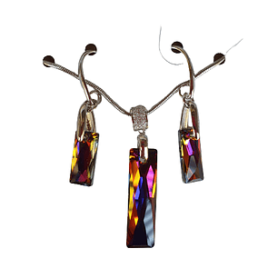 Conjunto De Elementos De Swarovski - Crystal Volcano