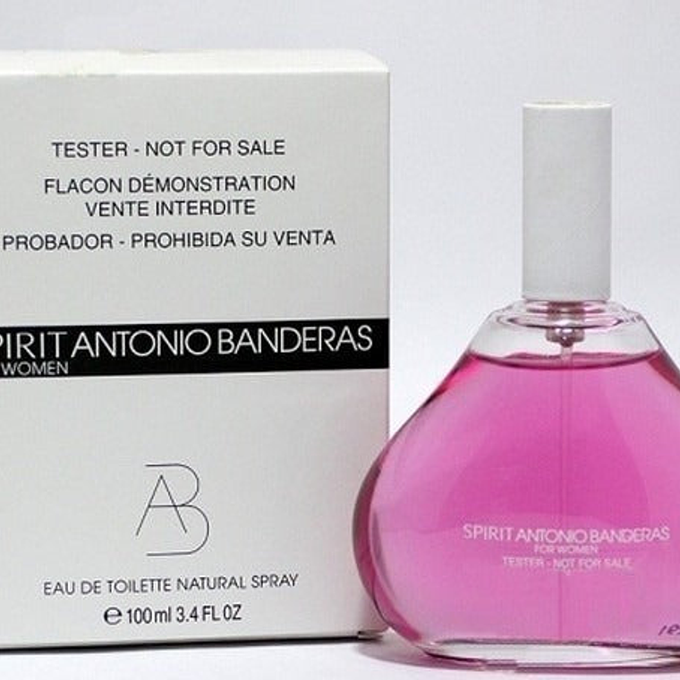 Tester Antonio Bandera Spirit 100ml Mujer 1