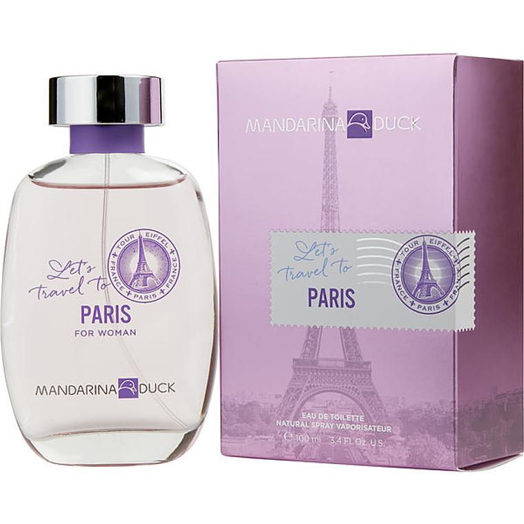 Perfume Mandarina Duck Let's Travel To Paris Edt 100ml Mujer 1